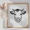 Free Cow - Laser Cutter DXF