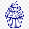 Free Cupcake Drawing