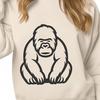 Artistic Gorilla In SVG, PNG, PDF And DXF File Formats - Free