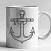 Free Creative Anchor - Free DXF Download, Commercial Use