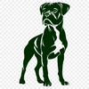 Unique Standing Dog Decal - PDF