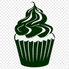 Artistic Cupcake Digital Artwork