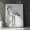 Artistic Flamingo In SVG - Free Digital Download