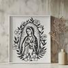 Beautiful Our Lady Of Guadalupe SVG, PNG, PDF And DXF Files