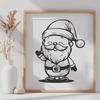 Beautiful Santa Claus Image In SVG For Free Download