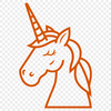 Beautiful Unicorn Vector Image In PDF For Free Download