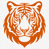 Beautiful Tiger In SVG & DXF