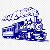 Free Artistic Train Clip Art