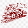 Free Unique Train Clip Art