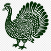 Free Artistic Turkey Decal