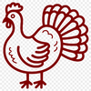 Free Turkey Vector Drawing