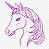 Artistic Unicorn SVG - For Laser Project