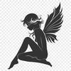 Fairy Digital Drawing In PNG & SVG - Free Digital Download