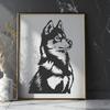 Free Unique Husky Vector Craft File