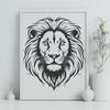 Stunning Lion DXF - For Vinyl Project