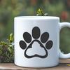 Creative Paw Print In DXF Free Commercial Use Download