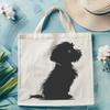 Artistic Sitting Dog Printable Artwork - DXF