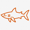 Unique Shark In DXF Format - Free Download