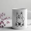 Stunning Shiba Inu In DXF Format