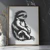 Beautiful Sloth - Vinyl SVG