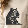 Beautiful Tiger In SVG - Free Digital Download