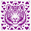 Artistic Tiger In SVG, PNG, PDF And DXF File Formats - Free