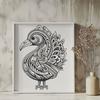 Ornate Turkey - Animal DXF