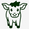 Cow In DXFs - Free Commercial Use License