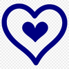 Love Heart Printable Image In SVG, PNG, PDF And DXF File Formats