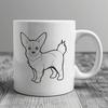 Creative Standing Welsh Corgi Digital Drawing