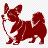 Unique Welsh Corgi Decal In SVG For Free Download