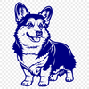 Creative Welsh Corgi DXF - For Cricut Project