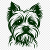 Artistic Yorkshire Terrier SVG