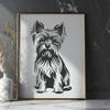 Unique Yorkshire Terrier - PDF For Commercial Use