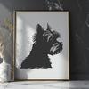 Unique Yorkshire Terrier - Glowforge DXF