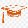 Vector Graduate Hat Design A stylized vector illustration of a graduation cap, designed for digital and commercial use.