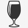 Dark Beer Glass Illustration A stylized illustration of a beer glass filled with a dark-colored liquid.