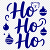 Christmas quotes in vector format with a festive ho ho ho theme suitable for cutting machines and laser engraving.