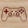 Free SVG Gamepad Design A digital video game controller with buttons and joysticks, designed as a vector graphic.