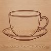 Delicate Ceramic Teacup Design A small, delicate ceramic teacup with intricate designs on its surface.