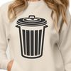 Vector Bin Design Element A simple icon representation of a trash can, suitable for various design purposes.
