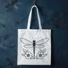 Dragonfly Illustration SVG Vector Design Illustration of a dragonfly in vector format, suitable for cutting machines or laser cutters.
