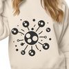 Bacterial Cell Structure Design Vector A stylized illustration of a bacteria cell structure, suitable for vector art design.