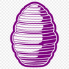 A detailed illustration of a beehive, suitable for cutting machines like Cricut or laser cutters.