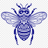 Bee In DXF Format - Free Digital Download, Commercial Use