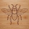 Bee Illustration for Gardening Designs A detailed illustration of a bee, suitable for use in gardening and vector art designs.