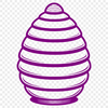 A stylized illustration of a beehive with a honeycomb pattern, suitable for vector art projects.
