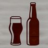 Vector Graphic of a Beer Bottle A vector illustration of a bottle of beer with label and cap.