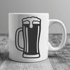 Beer Graphic Design Asset A 2D illustration of a glass containing beer, suitable for various design projects.