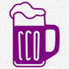 Free SVG Beer Graphic A glass containing beer, designed as an SVG vector graphic.